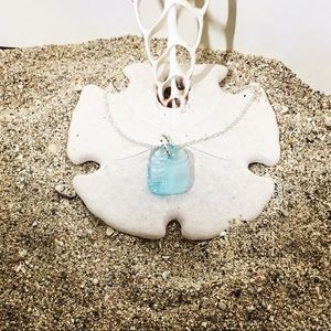 Sea glass necklace